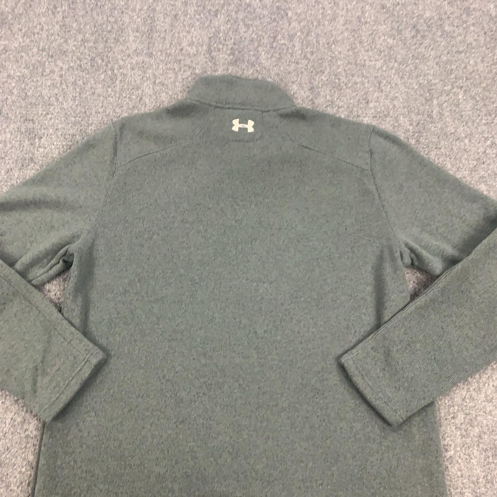 Under Armour Specialist Storm Sweater Mens 2XL Green ColdGear Fleece Pullover - Picture 15 of 16